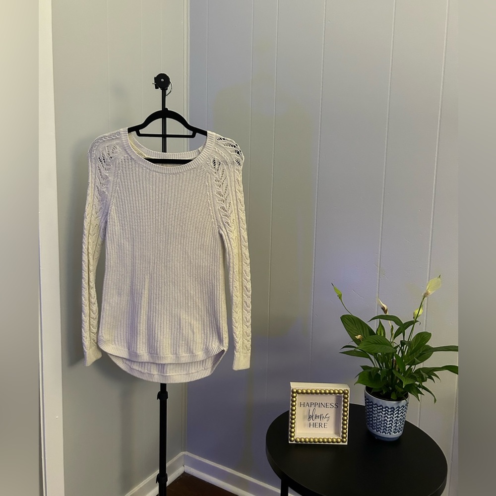 Cream sweater